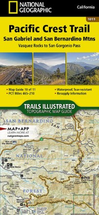 National Geographic Pacific Crest Trail Topographic Map Guide: San Gabriel and San Bernardino Mountains