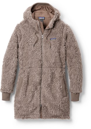 Patagonia women's dusty mesa fleece parka bearfoot tan online