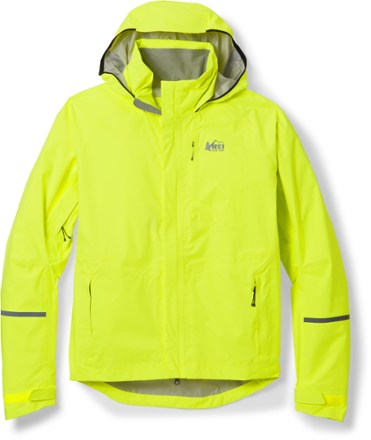 Buy Cycling Bike Rain Jackets for Men Waterproof Running Softshell  Windbreaker Lightweight Hooded Packable High Visibility Biking Jacket  Reflective