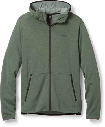 Rei Co-op Men's Active Pursuits Tech Knit Full-Zip Hoodie Gray S