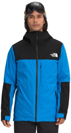 north face windbreaker blue