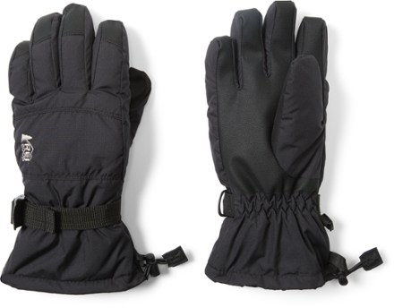 Aptoco 1 Pair Winter Work Gloves Flip Mittens (2 Fingers) Flexible