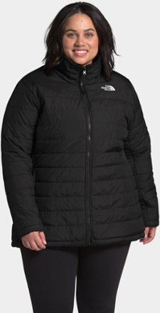 plus size north face bubble coat