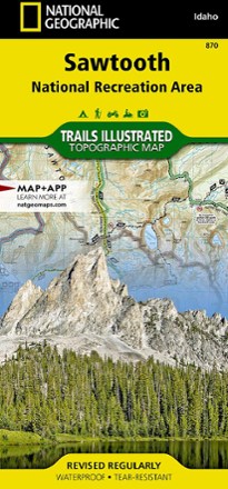 National Geographic Sawtooth National Recreational Area Topographic Map ...