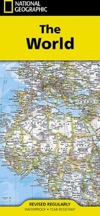 National Geographic World Map - Folded