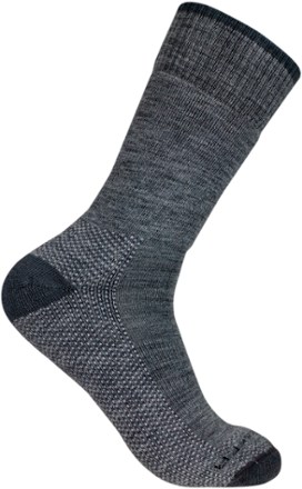 Men's Light Grey Solid Crew Socks - Nothing New®