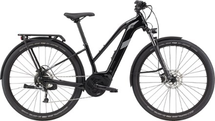 black cannondale mountain bike