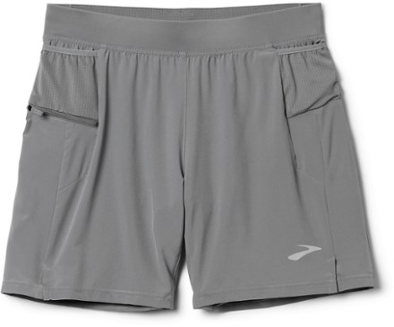 Under Armour Launch 7in Shorts Running Hombre - Black/Reflective