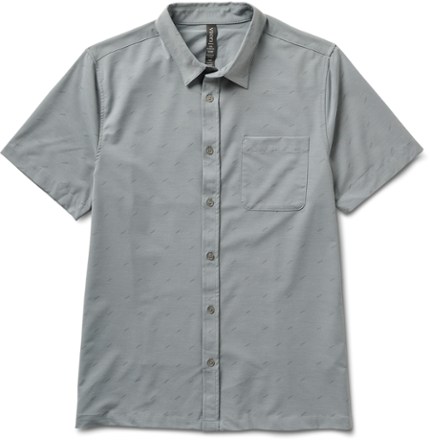 Short-Sleeve Manhattan Button Down, Black