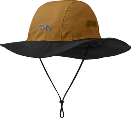 Outdoor Research Seattle Sombrero Rain Hat - Khaki/Java