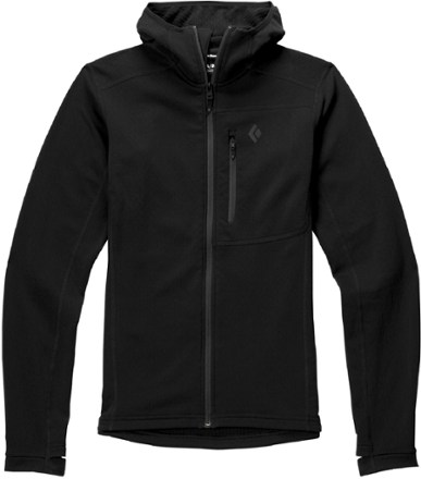 Black - Kuhl Men's Interceptr Pro 1/4 Zip Pullover devant - UNRAVEL PROJECT  Sweatshirt mit rundem Ausschnitt - FONJEP'S