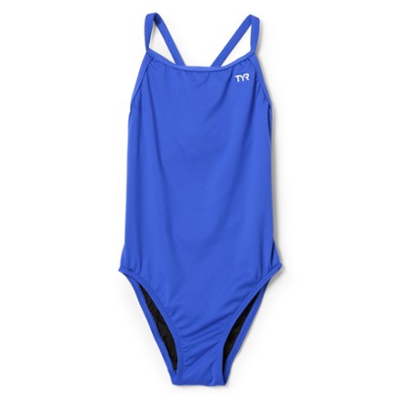 TYR DuraFast Elite Oil Slick Diamond Fit One Piece Women’s Swimsuit Blue  Size 32