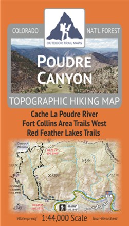 Outdoor Trail Maps Poudre Canyon Map  REI Co-op