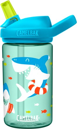 CAMELBAK Eddy+ Kids' Water Bottle, 14oz Sea Creatures 