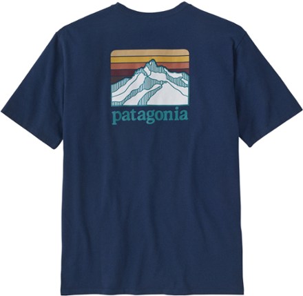 Patagonia Line Logo Ridge Pocket Responsibili-Tee T-Shirt - Men's 0