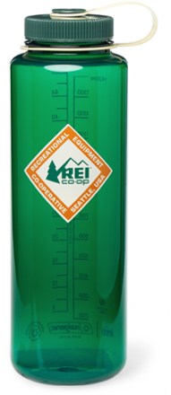 Rei Co-op Nalgene Sustain Graphic Wide-Mouth Water Bottle - 16 fl. oz. Green