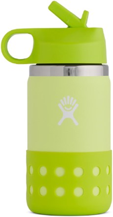 12oz Kids Bottle with Wide Mouth Straw Lid