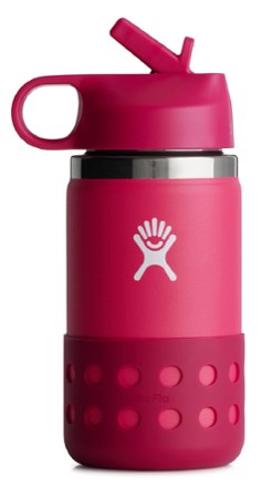 Wfrish Lightning Purple Kids Water Bottle with Silicone Straw for Girls  Boys Toddlers Insulated Stainless Steel with Straw Lid BPA-Free Duck Mouth