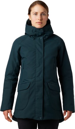 Women's gore tex down cheap parka