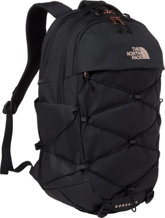 The North Face Luxe Borealis Backpack TNF Black/Burnt Coral Metallic