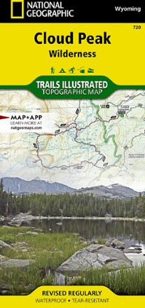 National Geographic Cloud Peak Wilderness Map | REI Co-op