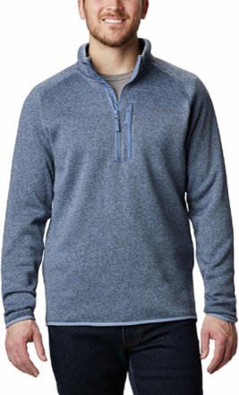 columbia half zip fleece pullover men's