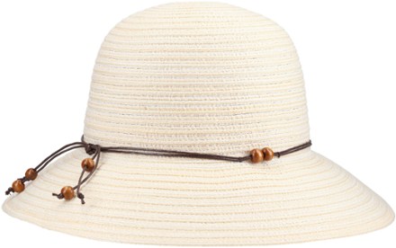 Wanderlust Breeze Crushable Straw Hat CTR Style:1357 Amber Brown / S/M