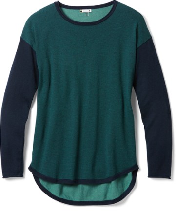 Smartwool Shadow Pine Colorblock Crew Sweater - Women's