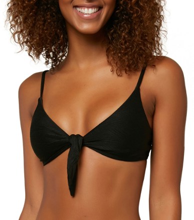 tie front swimsuit top