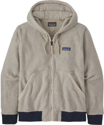 Patagonia women's shearling fleece hooded cardigan sale