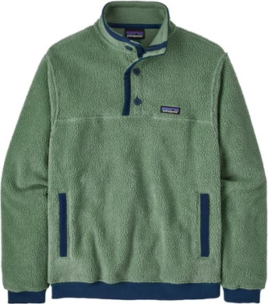 Shearling Button Fleece Pullover - Men's