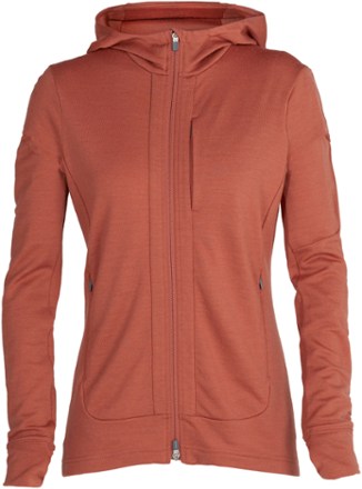 Women's quantum long store sleeve zip hood