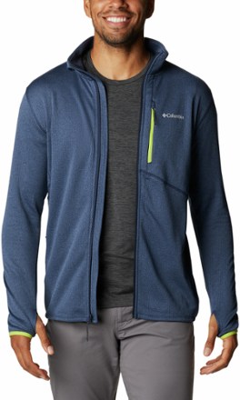 columbia men's hooded fleece jacket