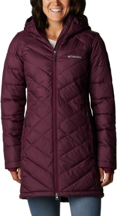 Columbia women's heavenly long hooded jacket reviews hot sale