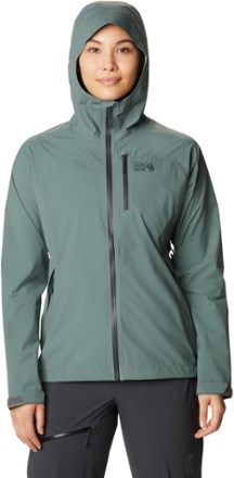 Chaqueta trekking Mountain Hardwear Stretch Ozonic Mujer verde