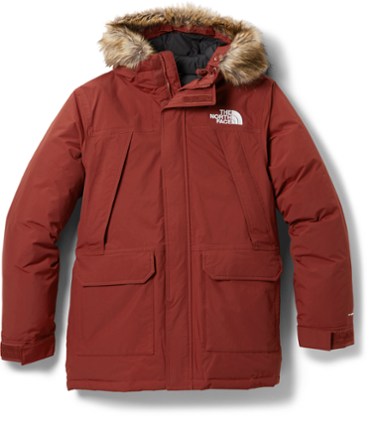 North face outlet mcmurdo parka red