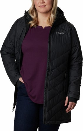 Columbia Heavenly Long Hooded Jacket - Women's Plus Sizes