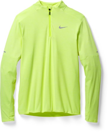 Nike Men's Element Dri-fit Half-zip Running Shirt in Yellow for