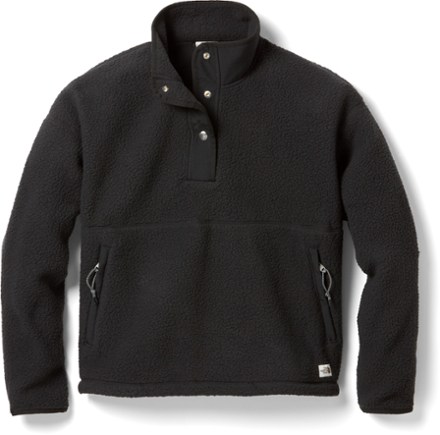 North face best sale snap pullover