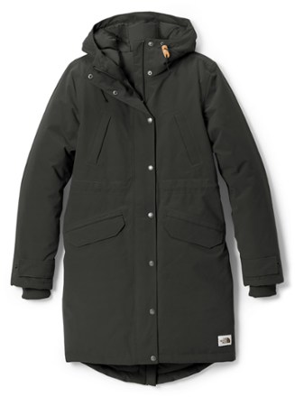 Snow down deals parka north face