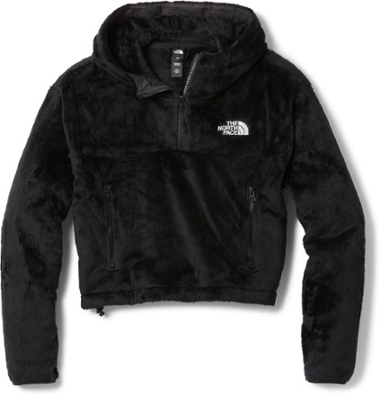 Fuzzy north face 2025 jacket with hood