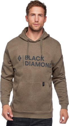 Black Diamond Men's Stacked Logo Hoodie