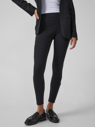 Athleta Delancey Moto Tights, Medium Tall