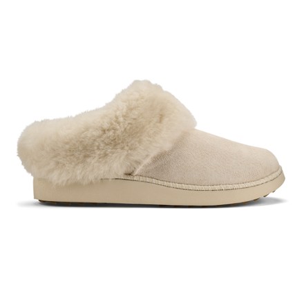 SANUK COZY VIBE LOW SM SHEARLING FAUX FUR SLIPPER SHOES, WOMEN US 7/ EUR 38  ~NWT