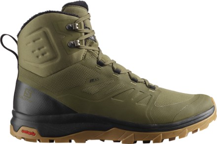 Botas De Invierno Salomon Hombre Tienda Online - Salomon OUTBLAST TS CSWP  Verde Oliva / Negras