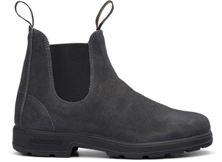 Blundstone Super 550 Series Chelsea Boot Black/Red Gore/Red Sole 6 M 