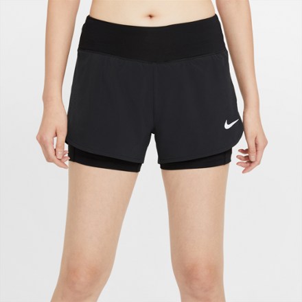 Nike Women's 2 Light Blue Inseam Road Race Running Short