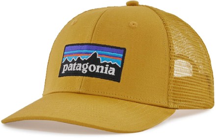 PATAGONIA P-6 LOGO TRUCKER HAT LAGO BLUE - Pee Dee Outfitters