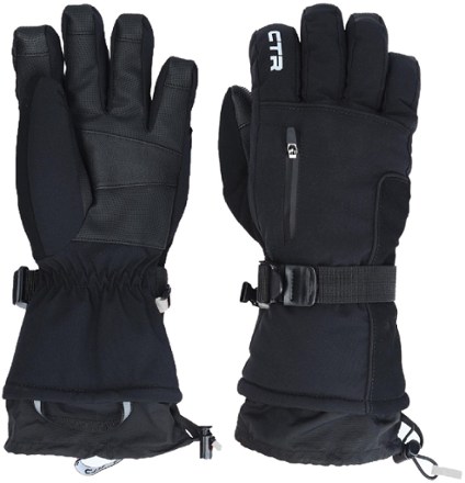 Dakine Leather Sequoia Gore-Tex Glove Silver Grey Gants de ski femme :  Snowleader