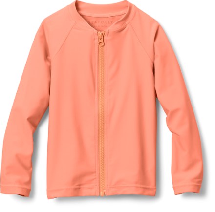 womens long sleeve rashie with zip